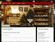 Tablet Screenshot of mariette.cz